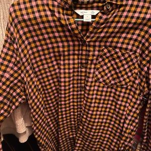 3 Plaid long sleeve button ups